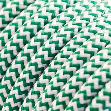 Seta ZIG ZAG verde - Tondo - 2x0,75mm by Amarcords - view 2