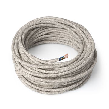 Lino BEIGE - Tondo - 3x0,75mm by Amarcords - view 2