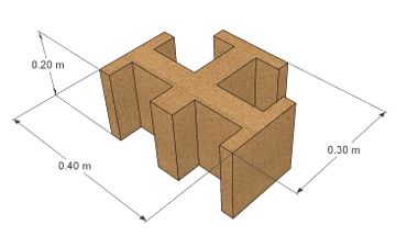 3D Brock by Corkbrick Europe - view 2