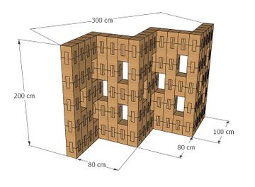 Foz Decorative Wall by Corkbrick Europe - view 4