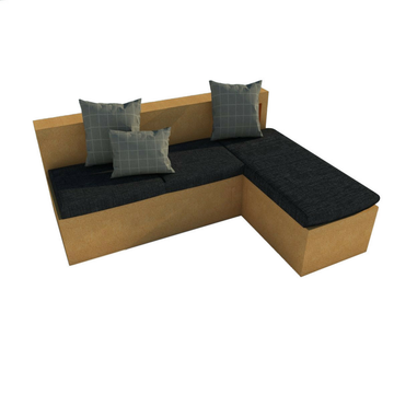 Faro L-shaped sofa base by Corkbrick Europe - view 5