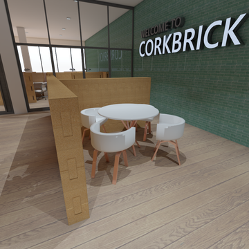 Lusitania Half-wall by Corkbrick Europe - view 3