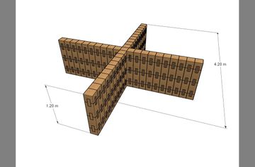 Olissipo Half-wall by Corkbrick Europe - view 3
