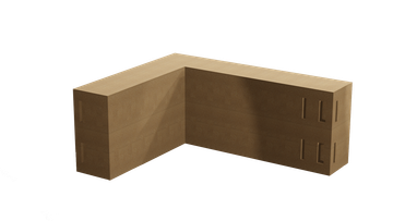 Prague L-shaped Stand by Corkbrick Europe - view 4