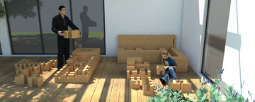 Viana Sofa Set by Corkbrick Europe - view 2