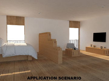 Manaus Partition, division, inner wall, or screen by Corkbrick Europe - view 6