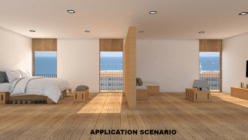 Manaus Partition, division, inner wall, or screen by Corkbrick Europe - view 7