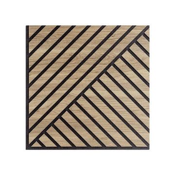 10 x pannello legno rovere decorativo fonoassorbente 58x58cm Deco DR by BICA S.p.A - view 2