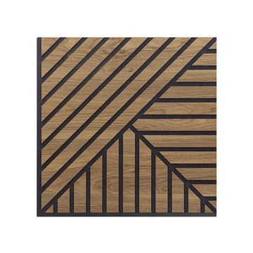 10 x pannello decorativo fonoassorbente legno noce 58x58cm Deco AN by BICA S.p.A - view 2