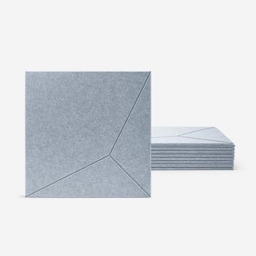 Set di 8 pannelli fonoassorbenti decorativi grigio 60x60cm Klank-G by BICA S.p.A - view 2