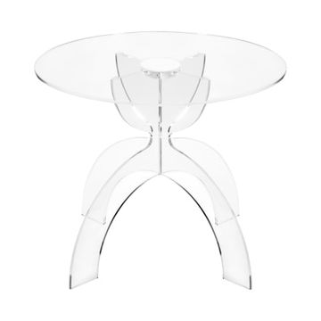 Tavolino da salotto rotondo 50cm in plexiglass trasparente Tessara by BICA S.p.A - view 2