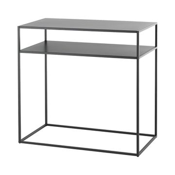 Consolle da ingresso moderna 80x40 cm con 2 ripiani in metallo antracite Omaha by BICA S.p.A - view 2