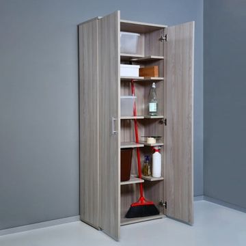 Armadio 2 ante 6 vani portascope multiuso legno KimMopp 6OP by BICA S.p.A - view 2
