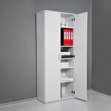 Armadio multiuso 6 vani design moderno bianco soggiorno KimSpace 6WP by BICA S.p.A - view 2