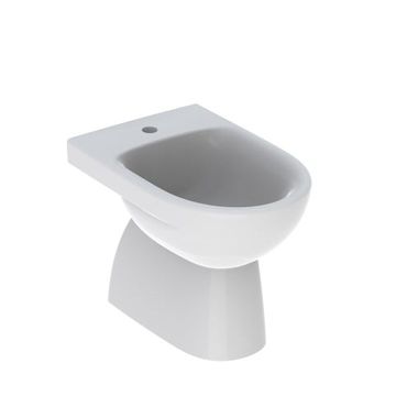Bidet ceramica a terra sanitari bagno fissaggio nascosto Geberit Selnova by BICA S.p.A - view 2