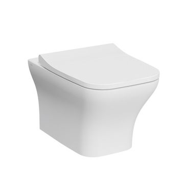 Vaso WC bagno sospeso moderno sedile asse copriwater Mia Square VitrA by BICA S.p.A - view 2