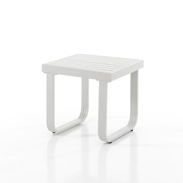 Tavolino da salotto minimal in alluminio bianco avorio Palma by BICA S.p.A - view 2