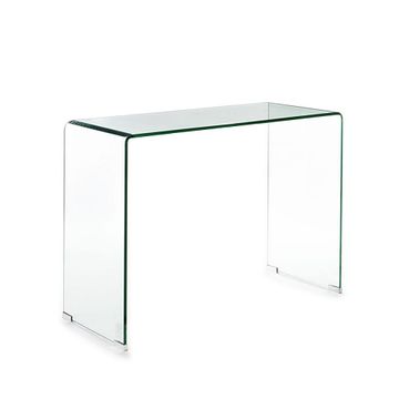 Consolle compatta da ingresso in vetro trasparente moderna Little Mesa by BICA S.p.A - view 2