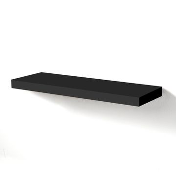 Mensola nera opaca da parete in MDF 60 cm Arvada Black by BICA S.p.A - view 2