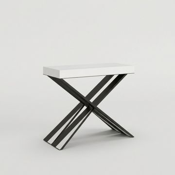 Consolle tavolo allungabile 90x40-196cm legno bianco Diago Small by BICA S.p.A - view 2