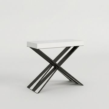 Consolle allungabile design moderno bianco 90x40-300cm cm tavolo da pranzo Diago by BICA S.p.A - view 2