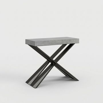 Consolle tavolo grigio allungabile 90x40-300cm Diago Premium Concrete by BICA S.p.A - view 2