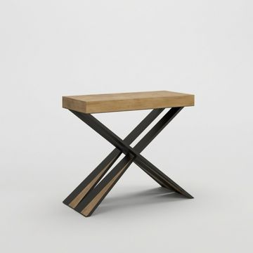 Consolle allungabile 90x40-300cm tavolo da pranzo Diago Premium Oak by BICA S.p.A - view 2