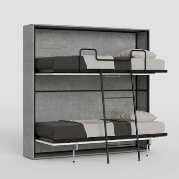 Letto a castello a scomparsa materasso 85x185cm grigio Kando 2MCM by BICA S.p.A - view 2
