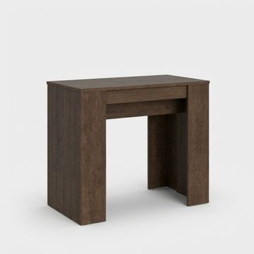 Consolle design allungabile 90x48-204cm tavolo da pranzo legno Basic Small Noix by BICA S.p.A - view 2