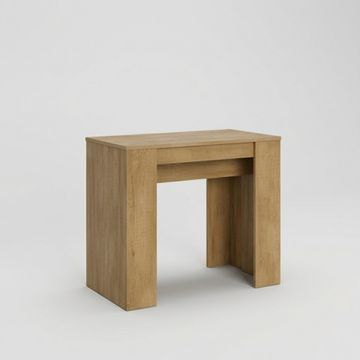 Consolle allungabile legno naturale ingresso salotto 90x48-308 Basic by BICA S.p.A - view 2