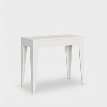 Consolle allungabile 90x42-302cm tavolo sala da pranzo legno bianco Isotta by BICA S.p.A - view 2