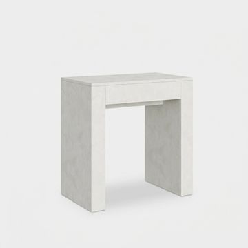 Consolle allungabile 78x47-299cm tavolo sala da pranzo legno bianco Allin by BICA S.p.A - view 2