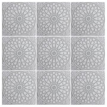 Handmade tile grey moroccan #1 [30cm/11.8"] by G Vega - view 7