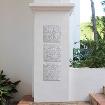 Handmade tile grey moroccan #1 [30cm/11.8"] by G Vega - view 9