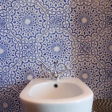 Handmade Tiles Set10 aqua [30cm/11.8"] by G Vega - view 8