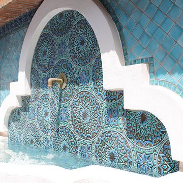 Moroccan Tile matt green Moroccan #2 [30cm/11.8"] by G Vega - view 8