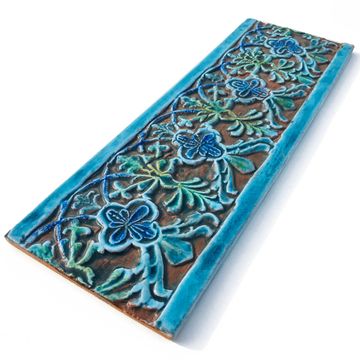 Handmade tile - Mandarin by G Vega - view 4