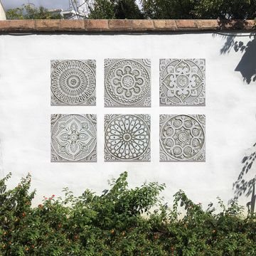 Handmade Tiles Set8 beige [30cm/11.8"] by G Vega - view 7