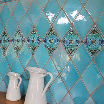 Handmade tiles diamond [11x19cm] by G Vega - view 2