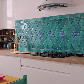 Handmade tiles diamond [11x19cm] by G Vega - view 3