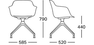 Loria 2TR-UP chair by COLOS - view 5