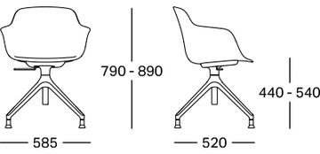 Loria 2TRG-UP chair by COLOS - view 5