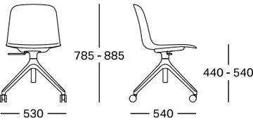 Loria 1TRRG chair by COLOS - view 8