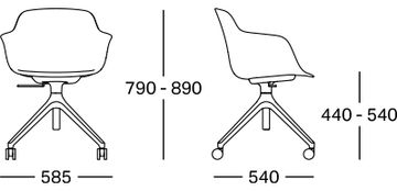 Loria 2TRRG chair by COLOS - view 8