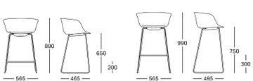 Loria 3GT stool by COLOS - view 8