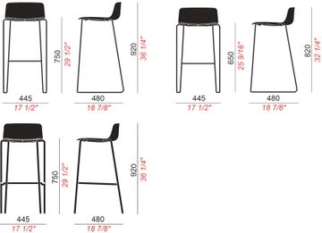 Vesper 3 stool by COLOS - view 8