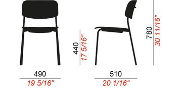 Daily 1 chair by COLOS - view 3
