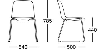 Loria 1GT-UP chair by COLOS - view 5