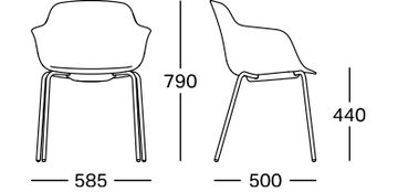 Loria 2GM-UP chair by COLOS - view 5