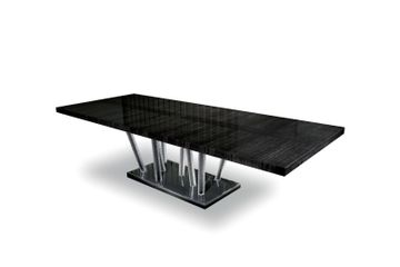 COOL - Rectangular wooden table with Murano glass details by Costantini Pietro - view 3